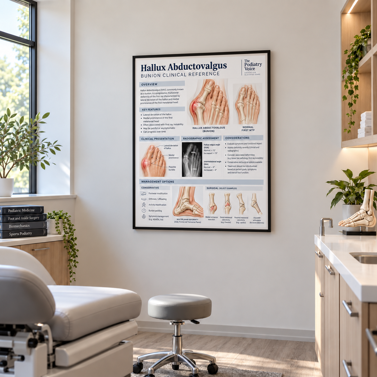 Plantar Wart Clinical Reference patient education poster for podiatry clinics
